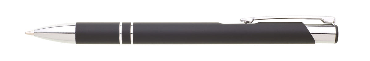 Metall-Kugelschreiber mit Softtouch-Oberfläche
