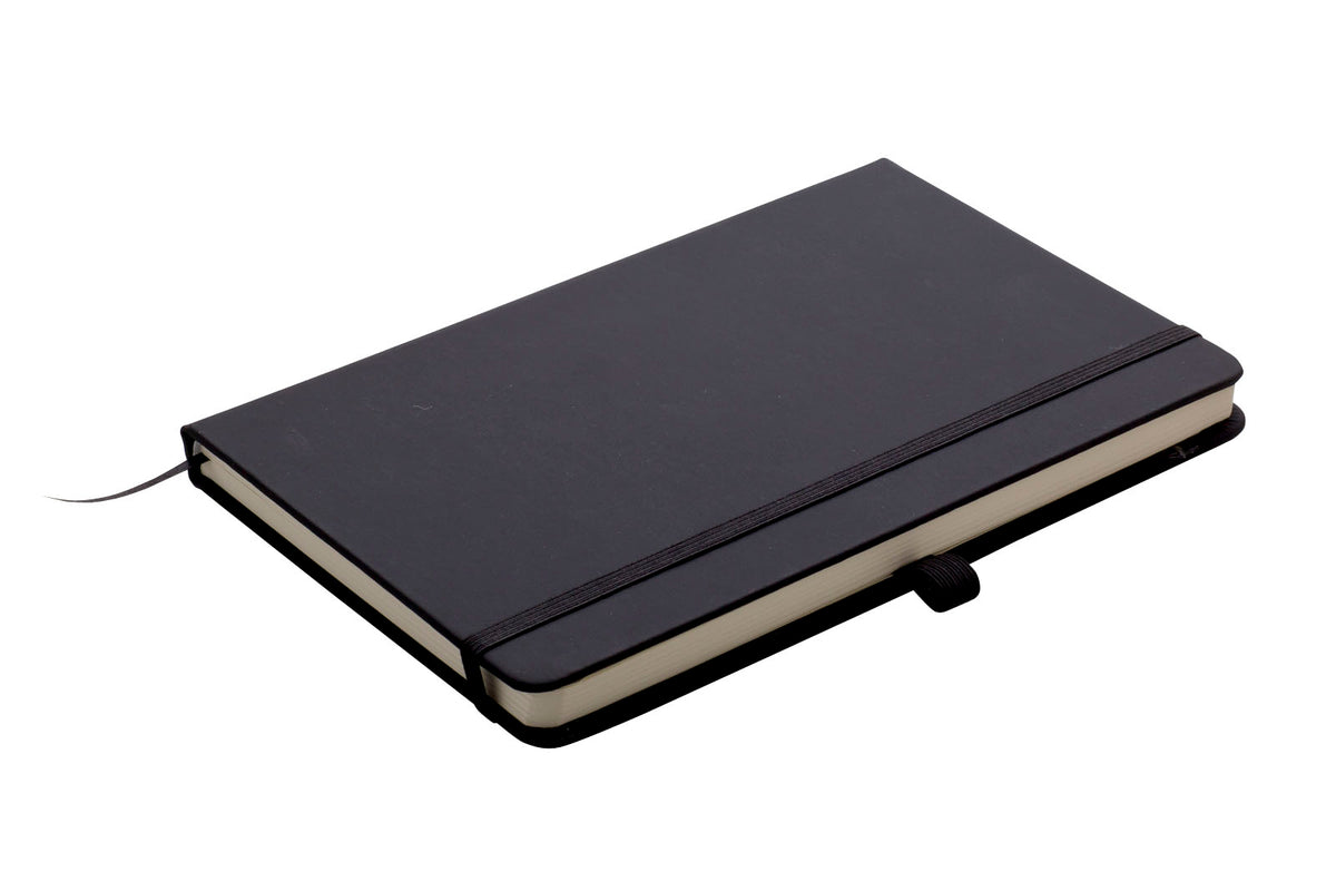 Notizbuch A5 aus PU-Leder mit Gummiband