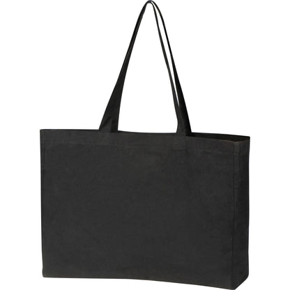 Shopper aus Bio-Baumwolle mit Bodenfalte