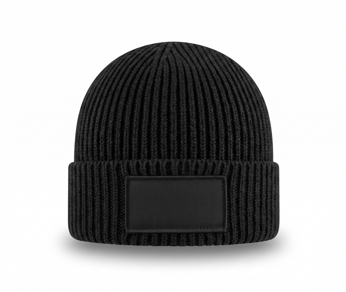 Patch Beanie aus recyceltem Polyester