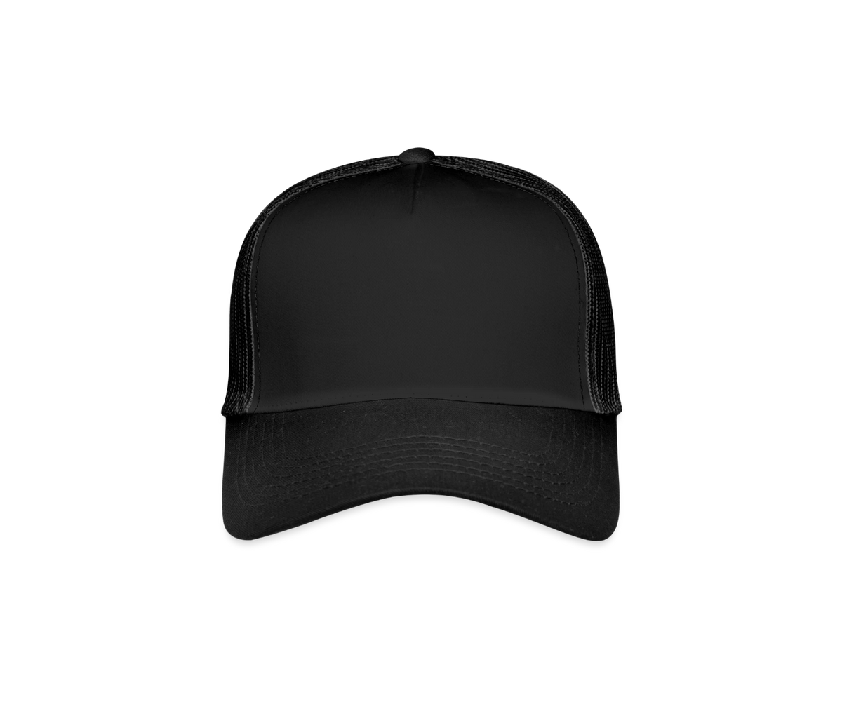 Trucker Cap in Schwarz, vorne