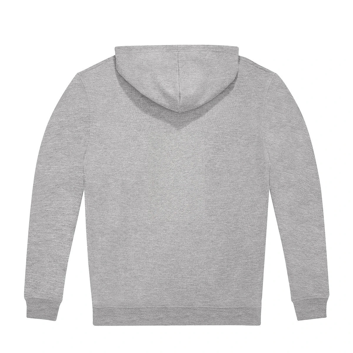 Zip-Hoodie Basic Unisex Sportgrau hinten