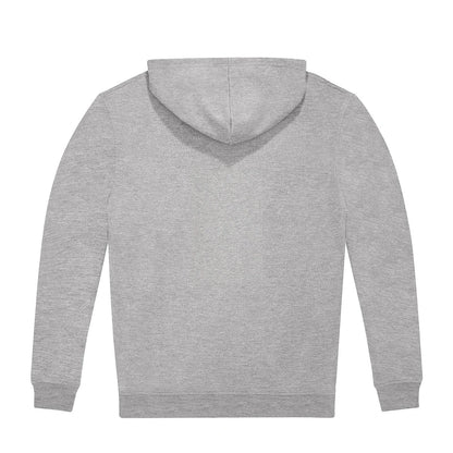 Zip-Hoodie Basic Unisex Sportgrau hinten