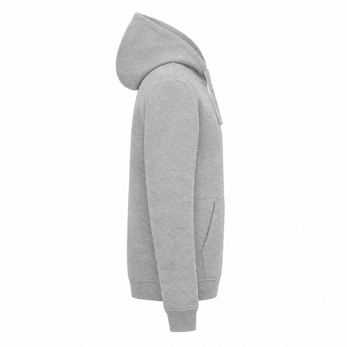 Zip-Hoodie Basic Unisex Sportgrau Ärmel rechts