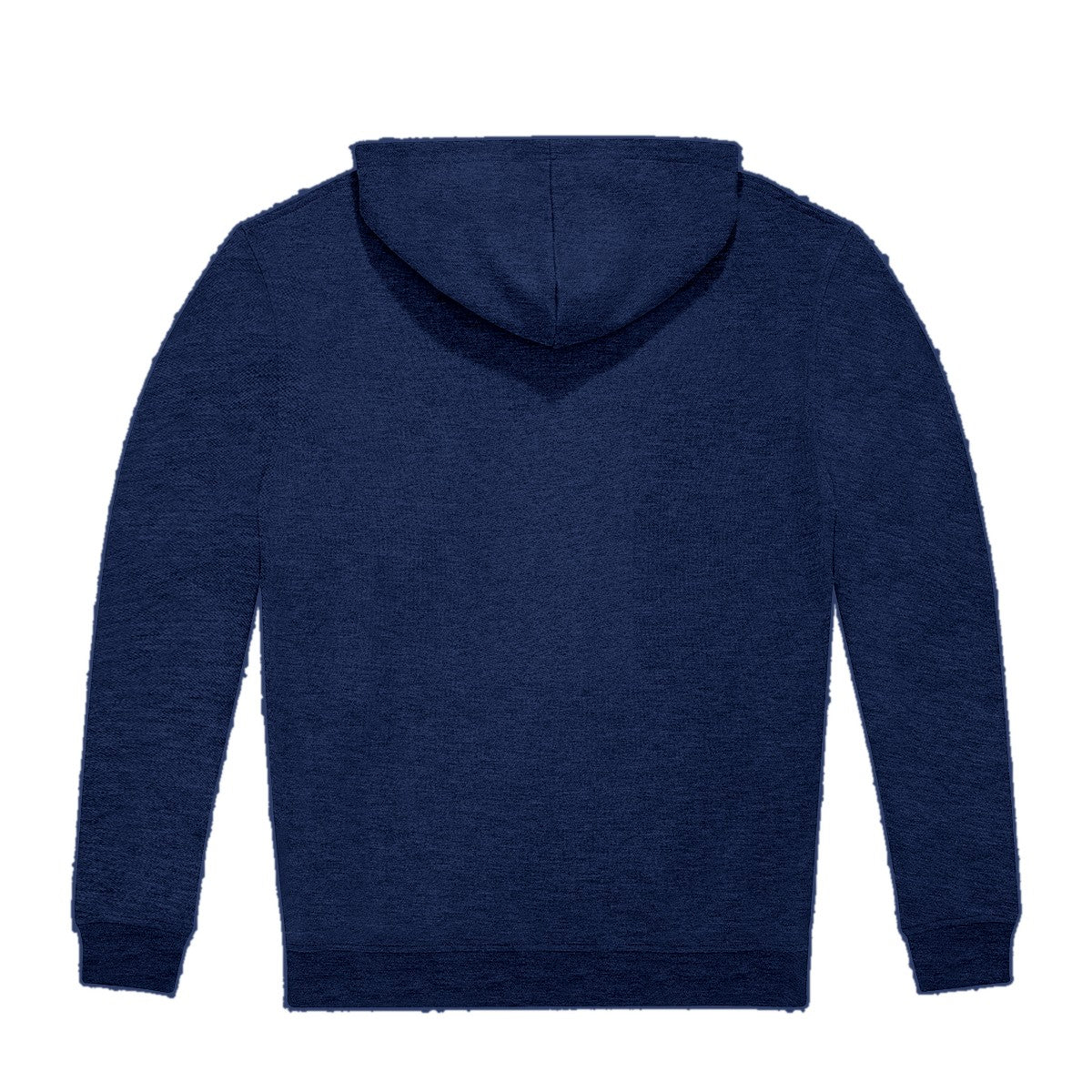 Zip-Hoodie Basic Unisex in Navy, hinten