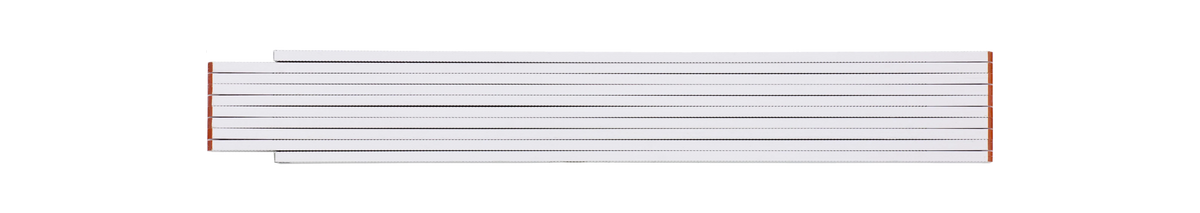Zollstock aus Buchenholz 2 m in Schwarz