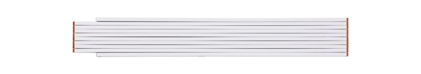 Zollstock aus Buchenholz 2 m in Schwarz